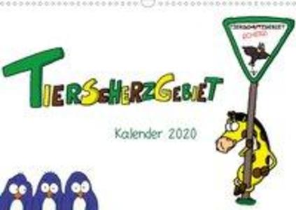 Tierscherzgebiet Kalender Wandkalender 2020 Din A3 Quer