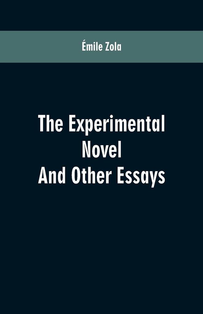 Produktbild: The Experimental Novel | Émile Zola