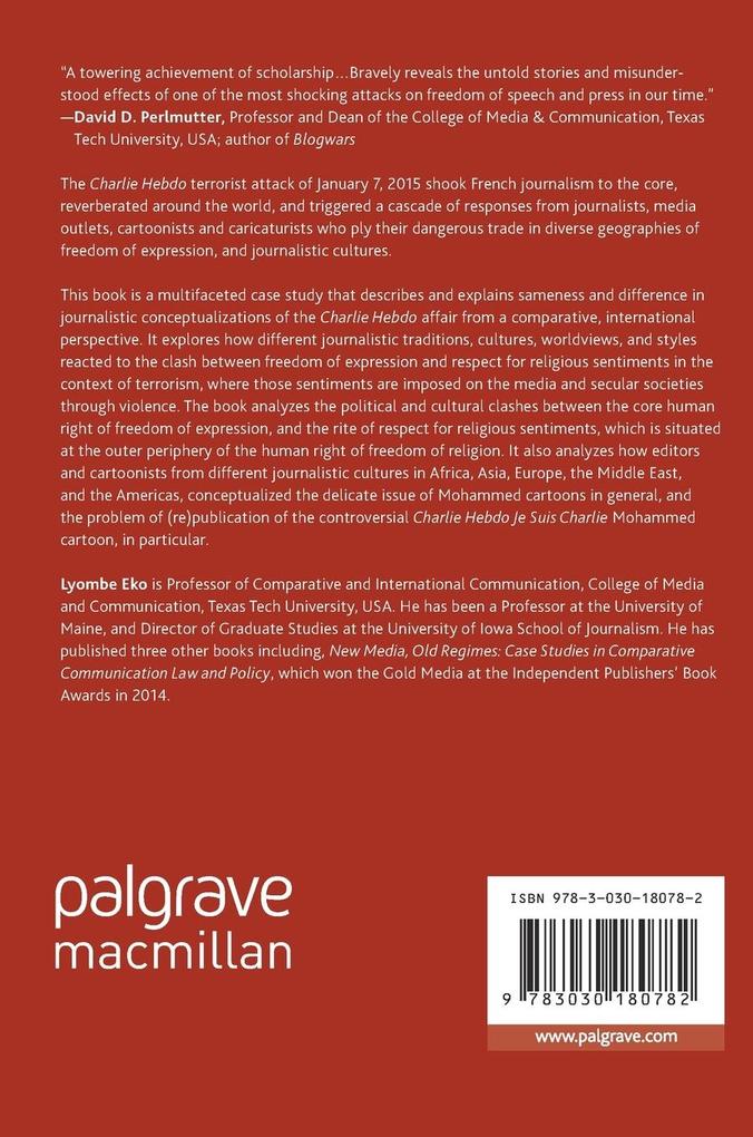 Weitere Ansicht: The Charlie Hebdo Affair and Comparative Journalistic Cultures | Lyombe Eko