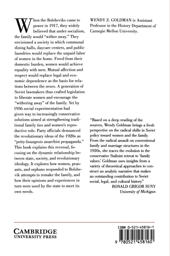 Weitere Ansicht: Women, the State and Revolution | Wendy Z. Goldman