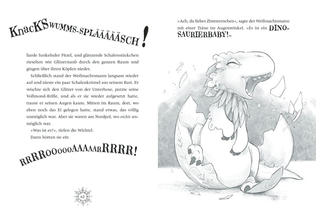Weitere Ansicht: Der Weihnachtosaurus und die Winterhexe | Tom Fletcher