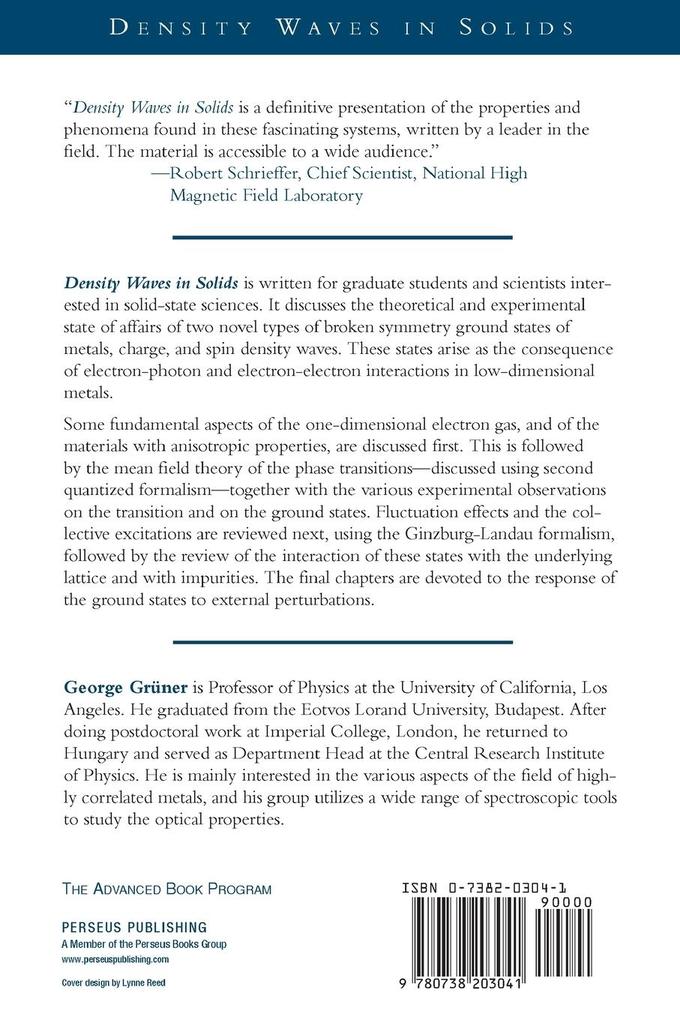 Weitere Ansicht: Density Waves In Solids | George Gruner