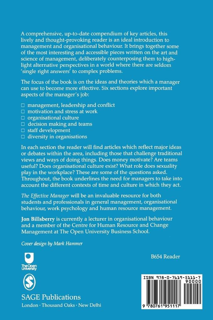 Weitere Ansicht: The Effective Manager