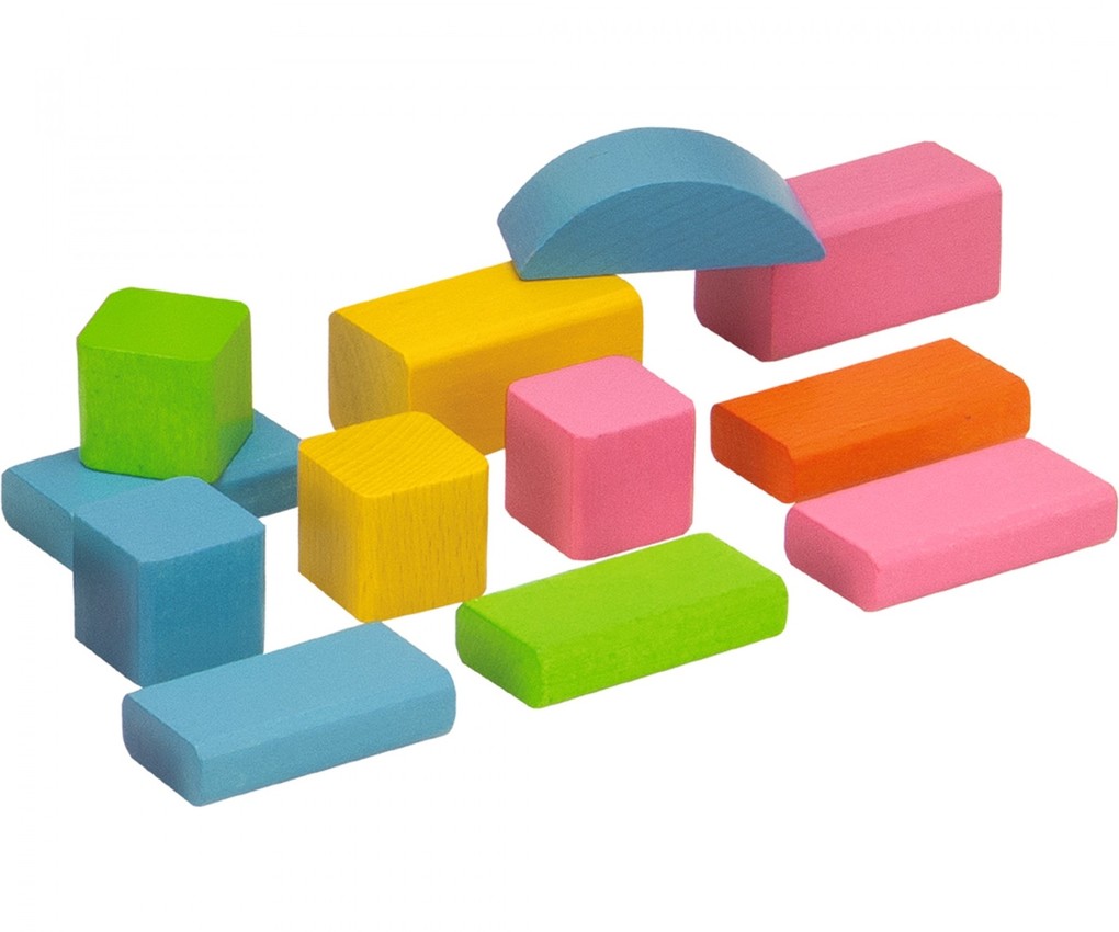 Weitere Ansicht: Eichhorn 100088011 - Bunte Holzbausteine 75-teilig