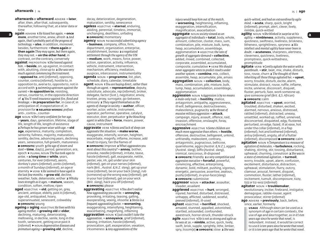 Weitere Ansicht: English Thesaurus Essential | Collins Dictionaries