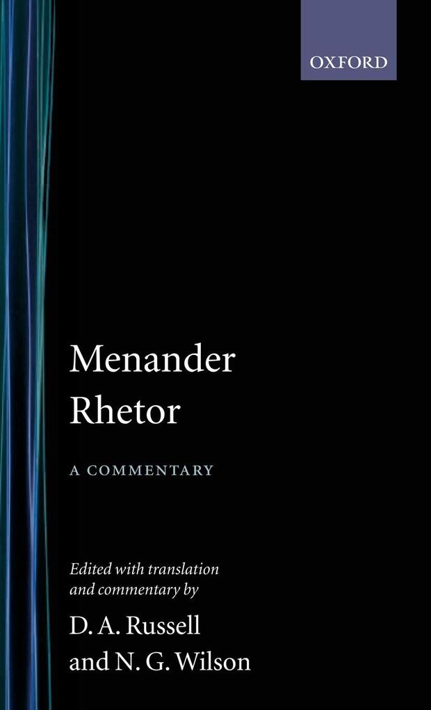 Produktbild: Rhetor | Menander, N G Wilson
