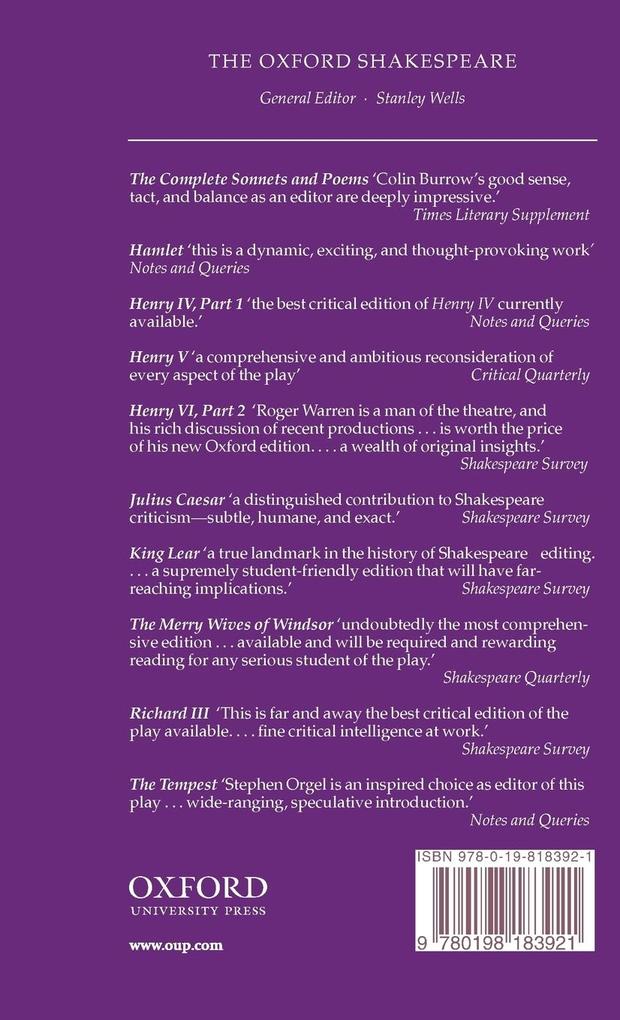 Weitere Ansicht: Henry VI, Part One | William Shakespeare