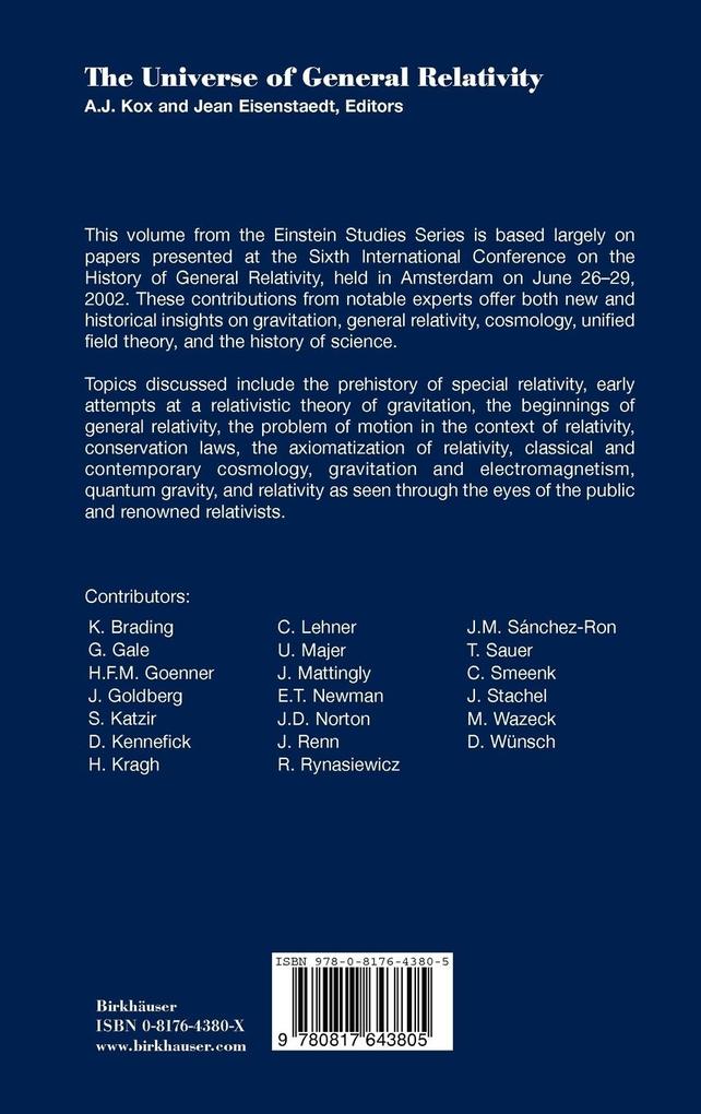 Weitere Ansicht: The Universe of General Relativity