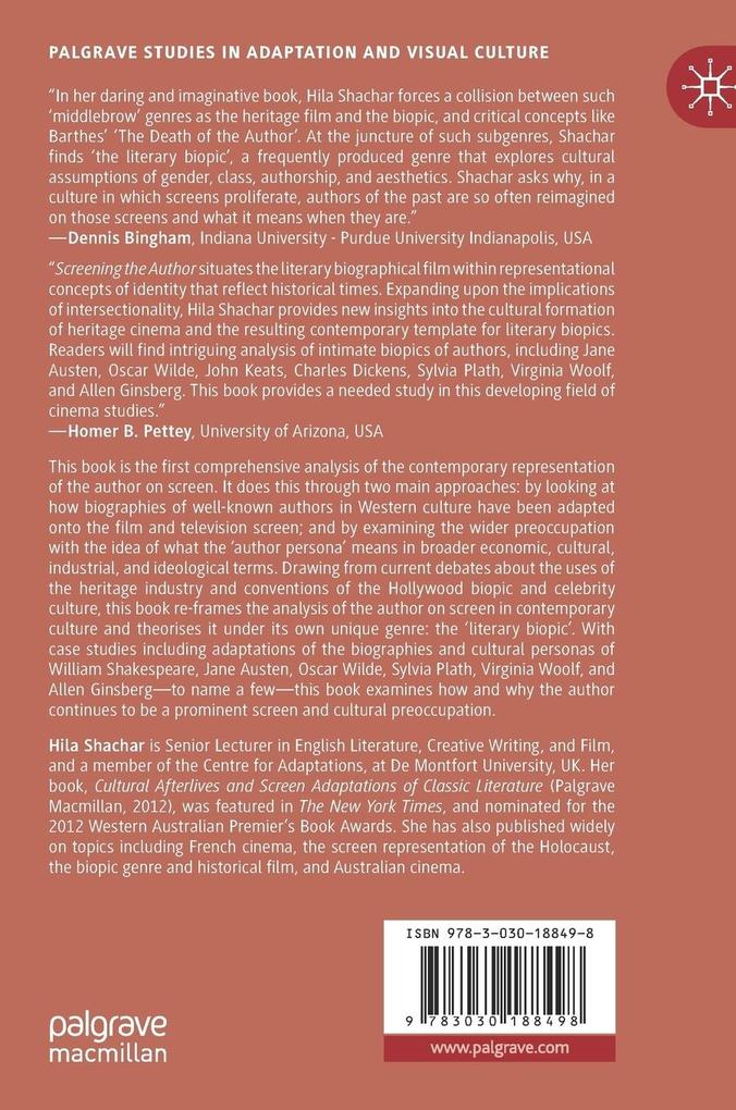 Weitere Ansicht: Screening the Author | Hila Shachar