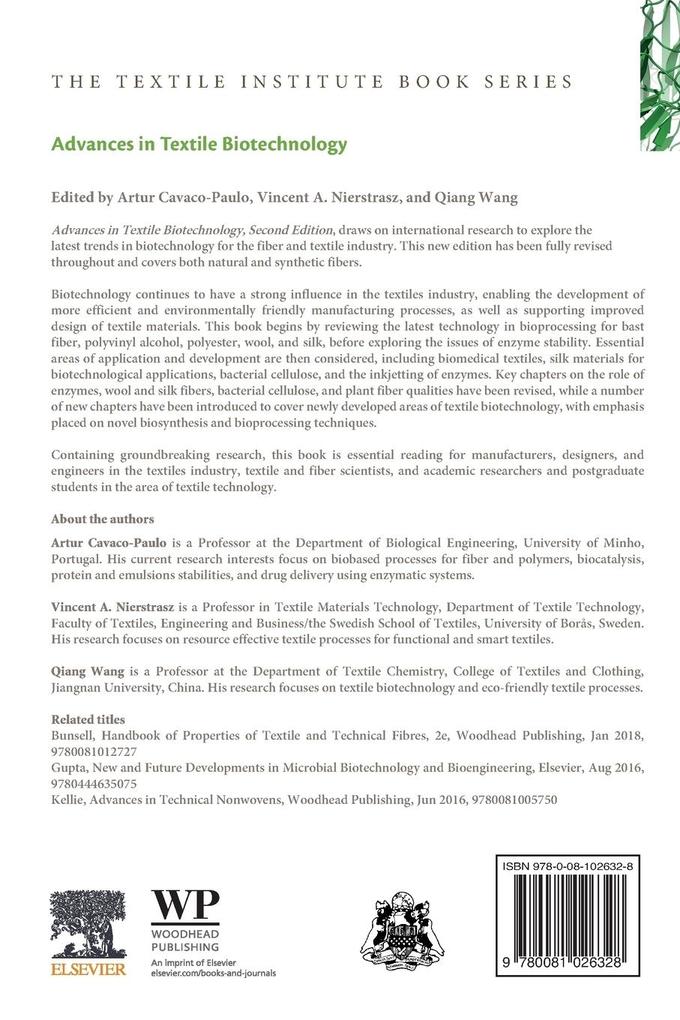 Weitere Ansicht: Advances in Textile Biotechnology