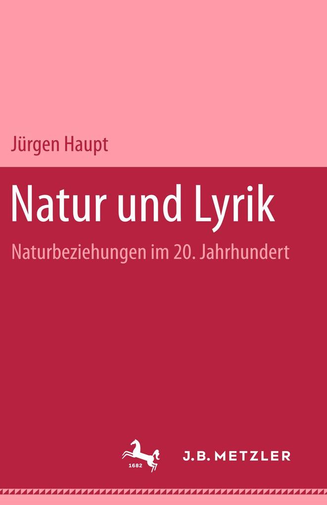 Produktbild: Natur und Lyrik | Jürgen Haupt