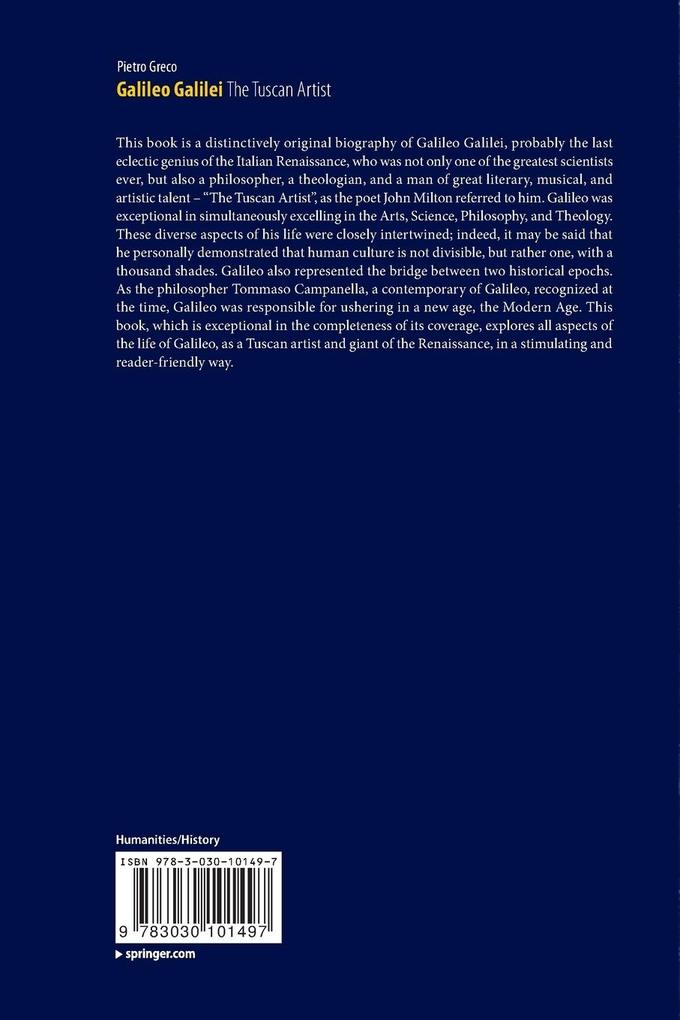 Weitere Ansicht: Galileo Galilei, The Tuscan Artist | Pietro Greco
