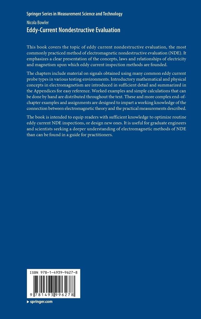 Weitere Ansicht: Eddy-Current Nondestructive Evaluation | Nicola Bowler