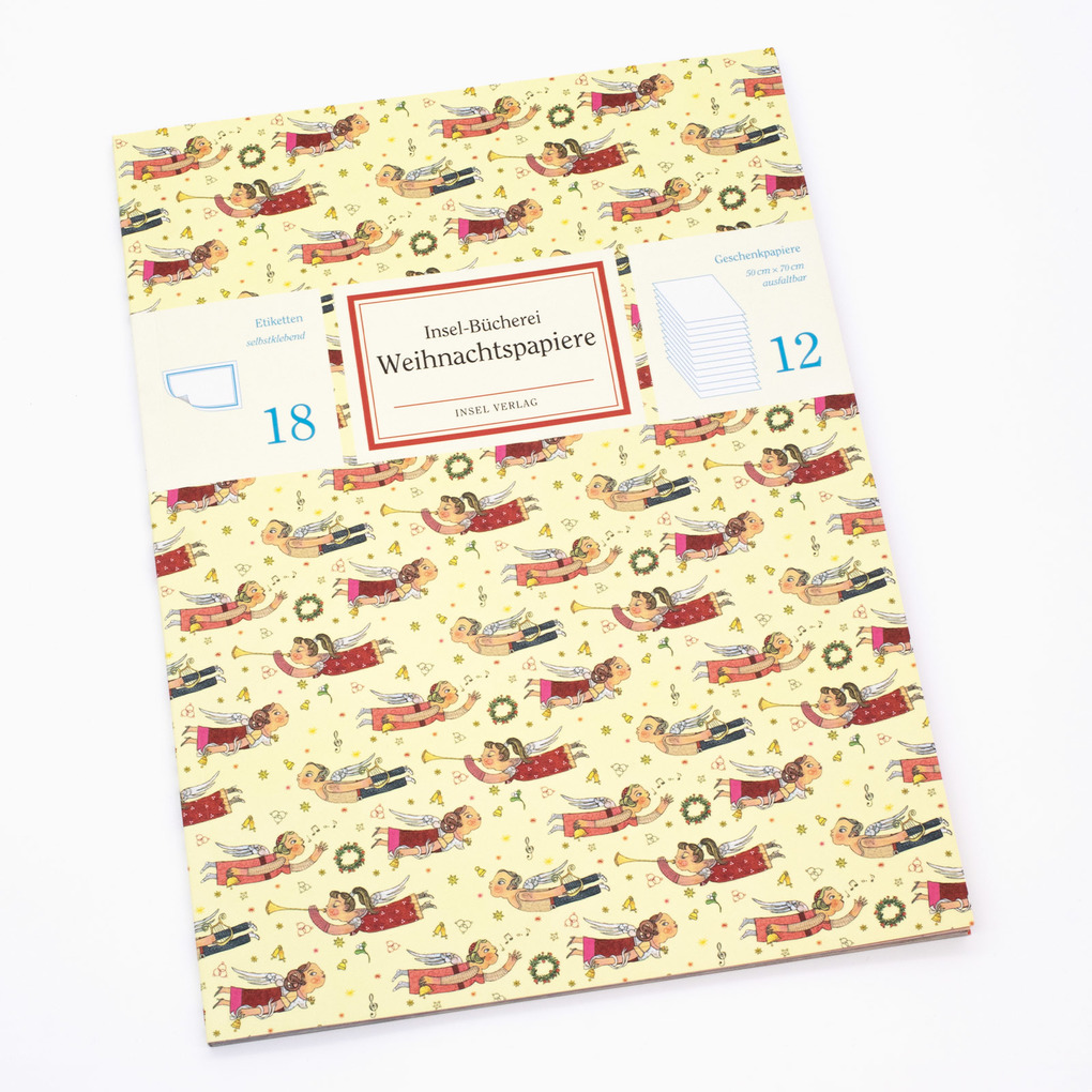 Weitere Ansicht: Insel-Bücherei Geschenkpapier Set Weihnachtsmotive