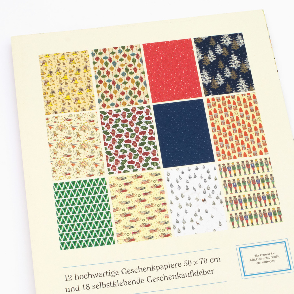 Weitere Ansicht: Insel-Bücherei Geschenkpapier Set Weihnachtsmotive