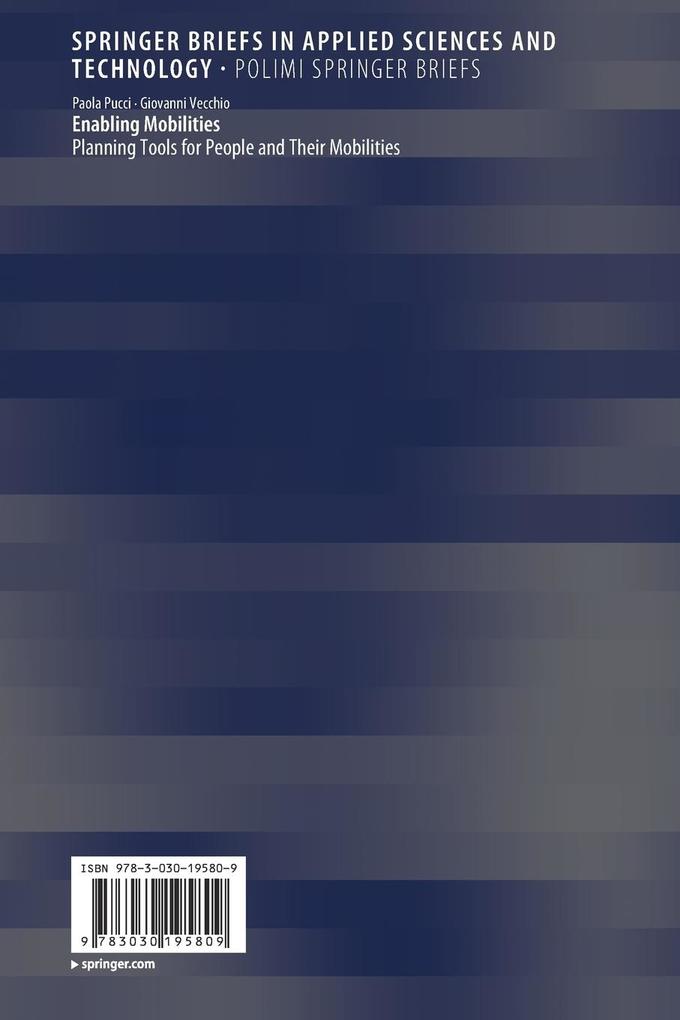 Weitere Ansicht: Enabling Mobilities | Paola Pucci, Giovanni Vecchio