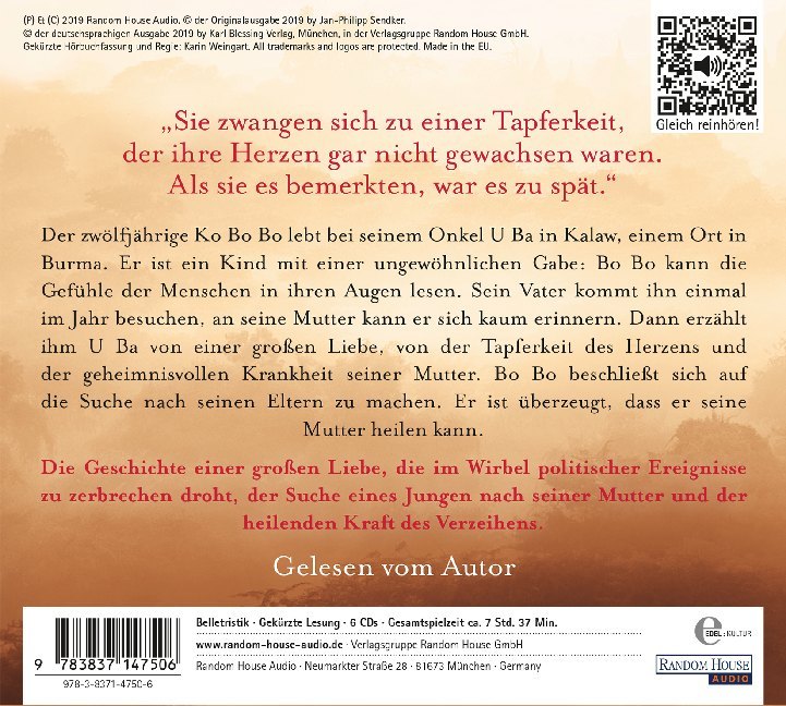 Weitere Ansicht: Das Gedächtnis des Herzens, 5 Audio-CDs | Jan-Philipp Sendker