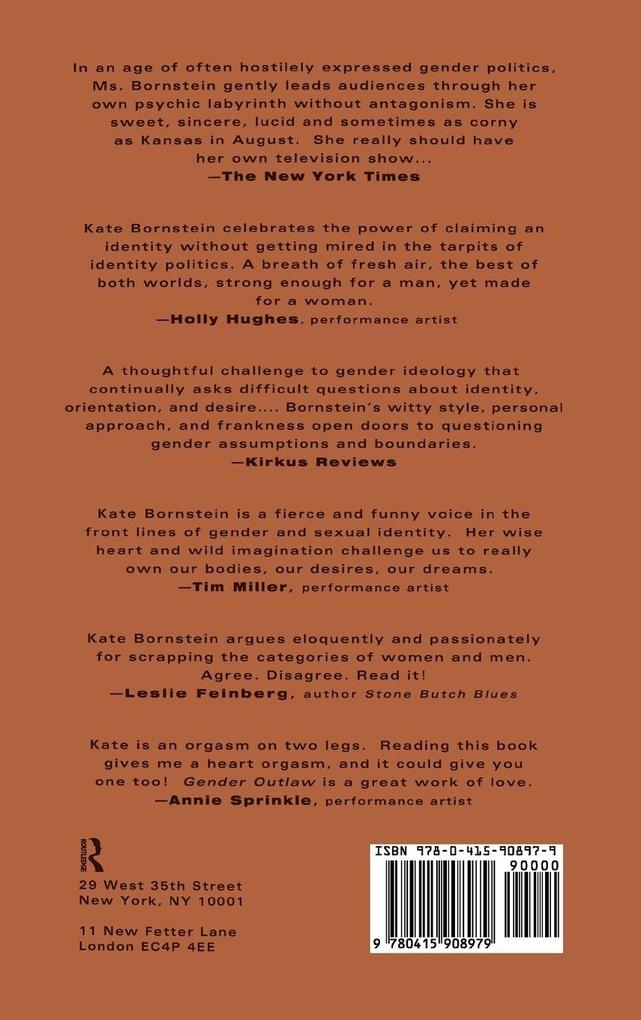 Weitere Ansicht: Gender Outlaw | Kate Bornstein