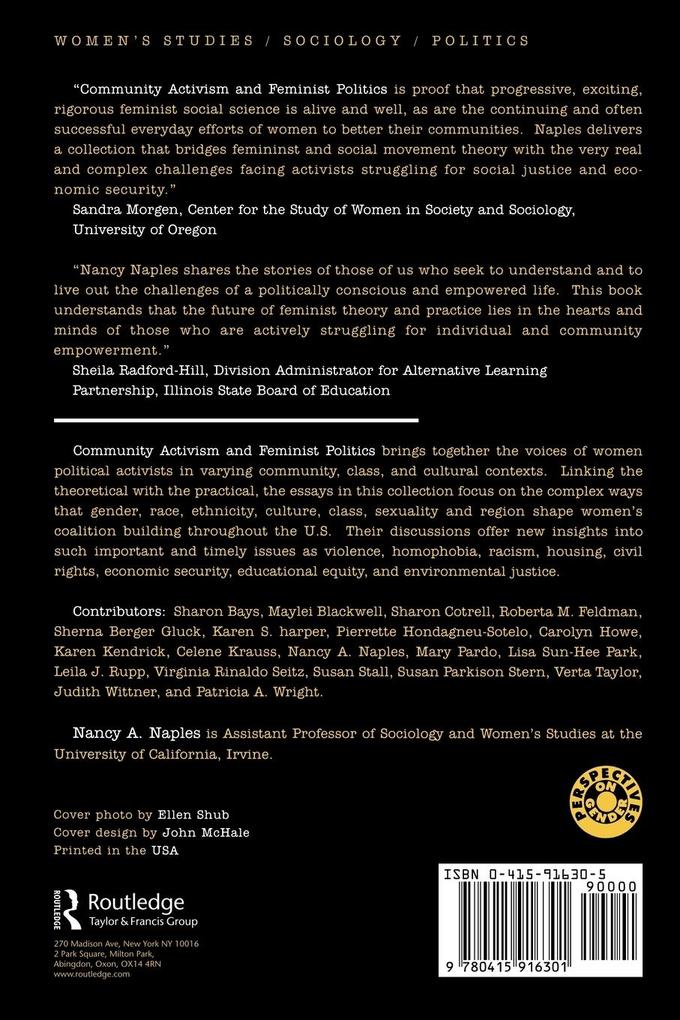 Weitere Ansicht: Community Activism and Feminist Politics