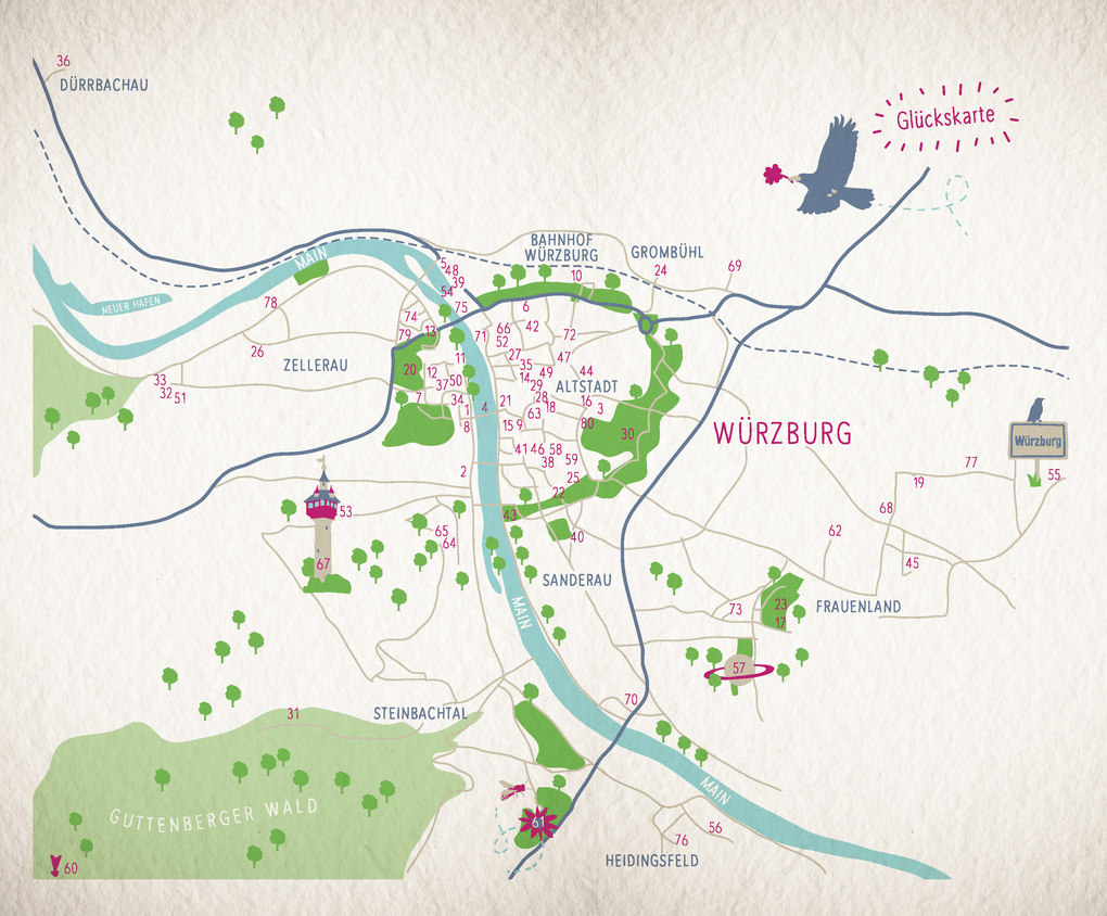 Weitere Ansicht: Glücksorte in Würzburg | Dagmar Wolf