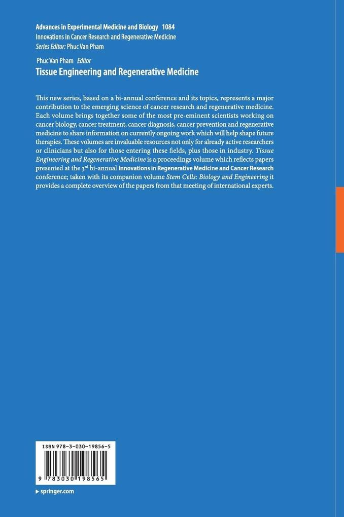 Weitere Ansicht: Tissue Engineering and Regenerative Medicine