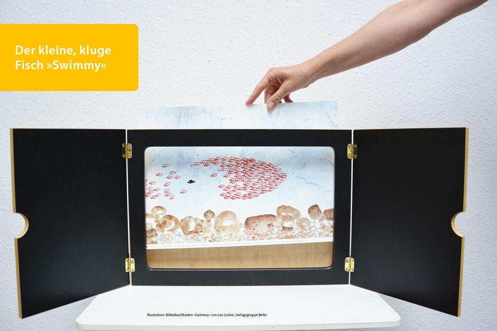 Weitere Ansicht: Bilderbuchkarten »Swimmy« von Leo Lionni | Katrin Alt