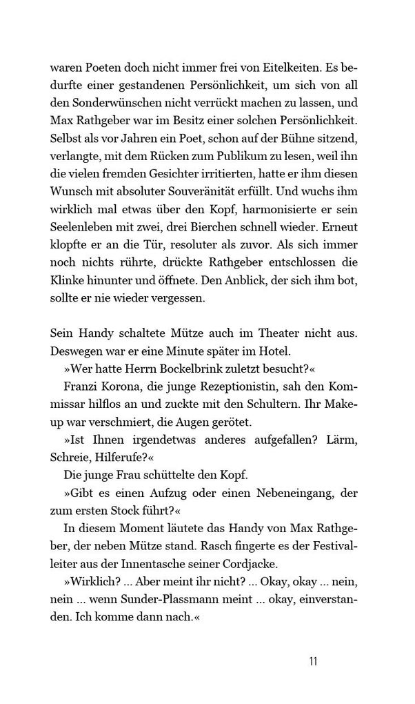 Weitere Ansicht: Tod auf dem Poetenfest | Johannes Wilkes