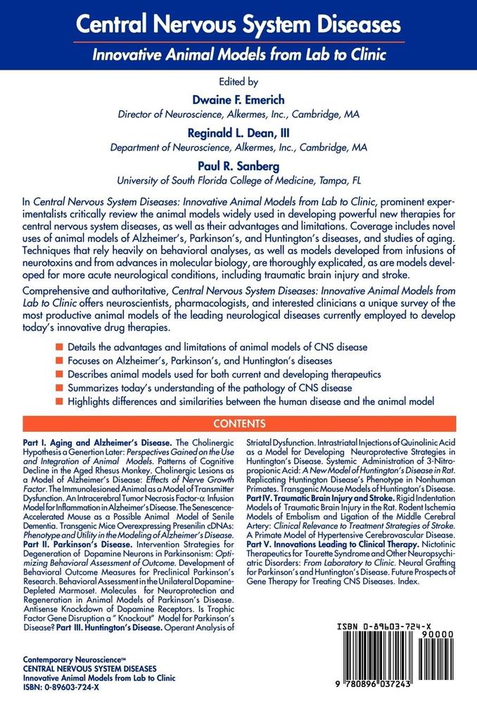 Weitere Ansicht: Central Nervous System Diseases