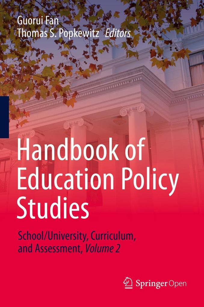Produktbild: Handbook of Education Policy Studies