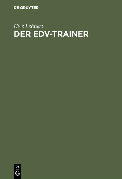 Produktbild: Der EDV-Trainer | Uwe Lehnert