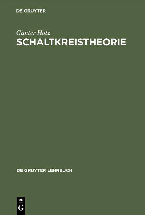 Produktbild: Schaltkreistheorie | Günter Hotz