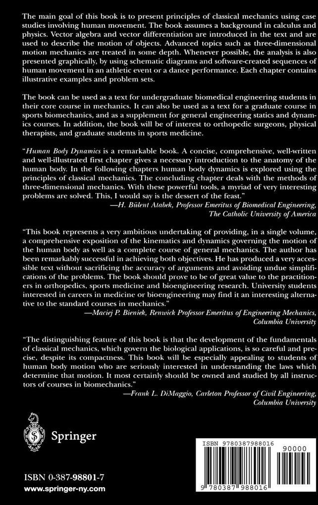 Weitere Ansicht: Human Body Dynamics | Aydin Tözeren