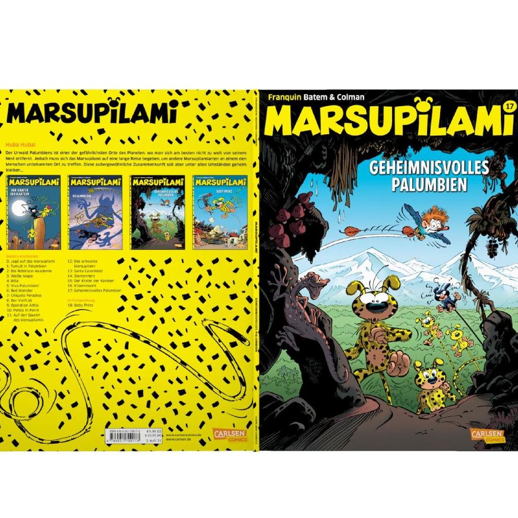 Weitere Ansicht: Marsupilami 17: Geheimnisvolles Palumbien | Stéphan Colman, André Franquin
