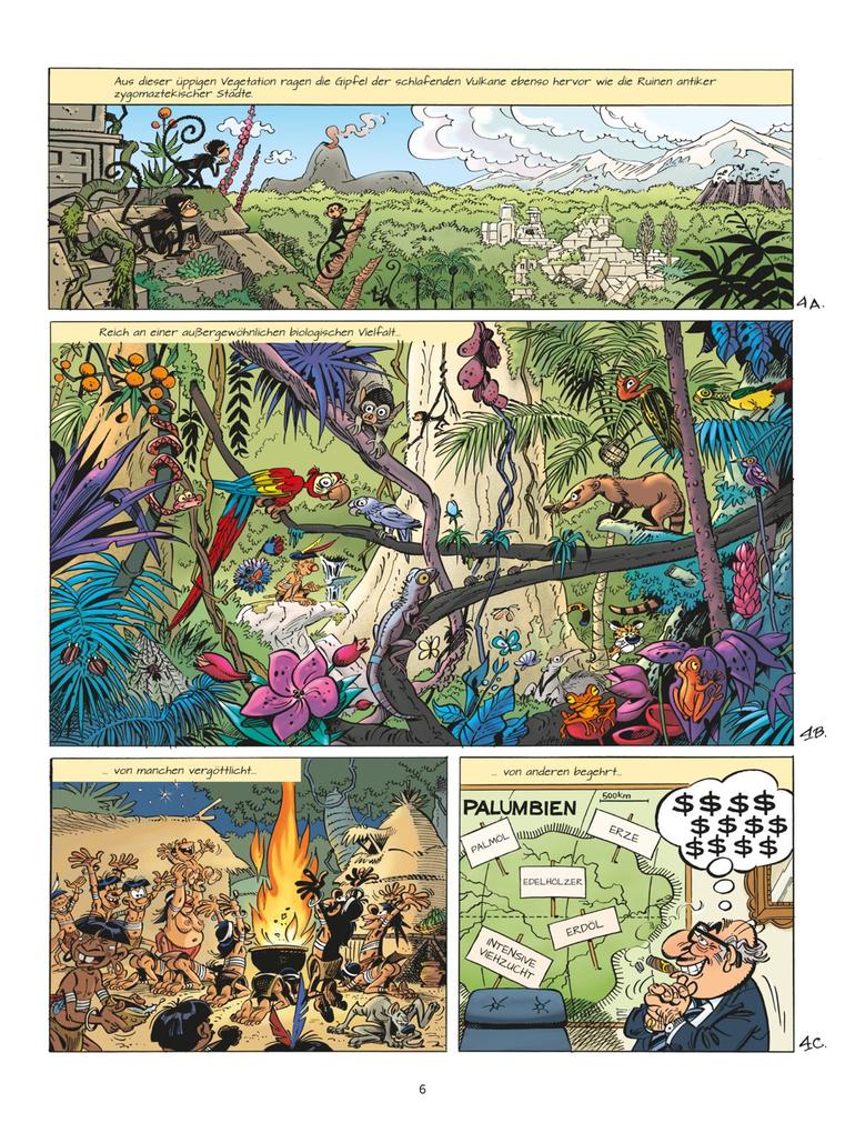 Weitere Ansicht: Marsupilami 17: Geheimnisvolles Palumbien | Stéphan Colman, André Franquin