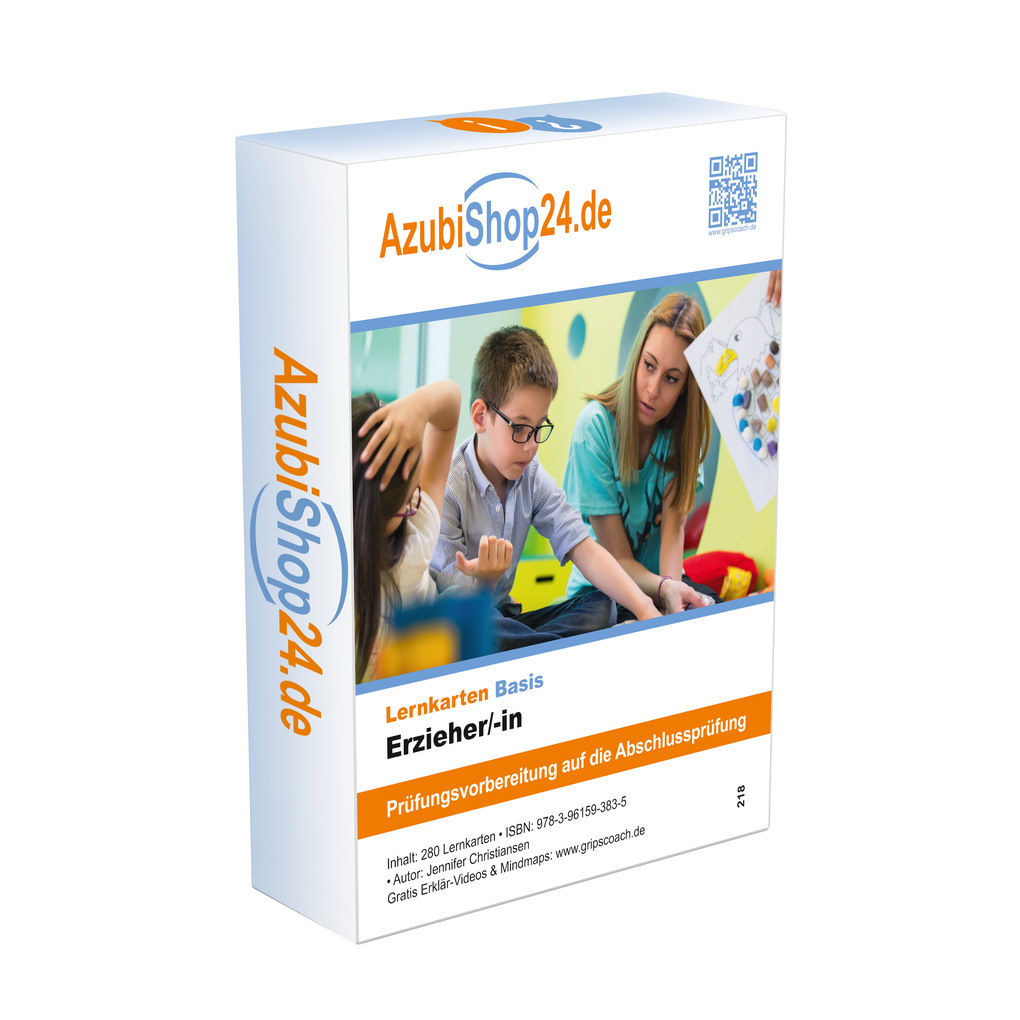 Weitere Ansicht: AzubiShop24.de Kombi-Paket Lernkarten Erzieher /in | Jennifer Christiansen, Michaela Rung-Kraus