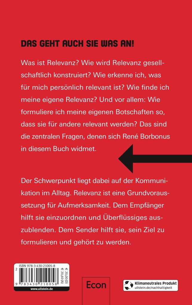 Weitere Ansicht: Relevanz | René Borbonus