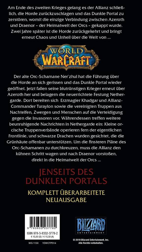 Weitere Ansicht: World of Warcraft: Jenseits des dunklen Portals | Aaron Rosenberg, Christie Golden
