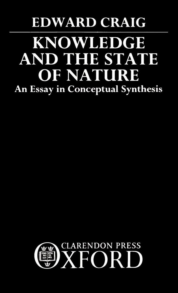 Produktbild: Knowledge and the State of Nature | Edward Craig