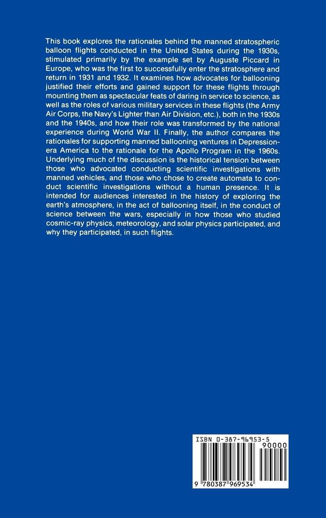 Weitere Ansicht: Race to the Stratosphere | David H. DeVorkin