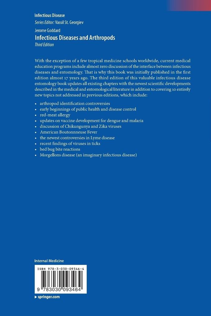 Weitere Ansicht: Infectious Diseases and Arthropods | Jerome Goddard