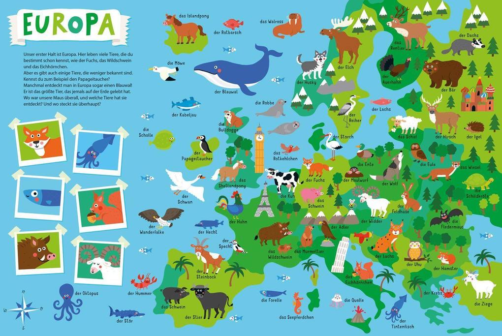 Weitere Ansicht: Mein kunterbunter Tieratlas | Nastja Holtfreter