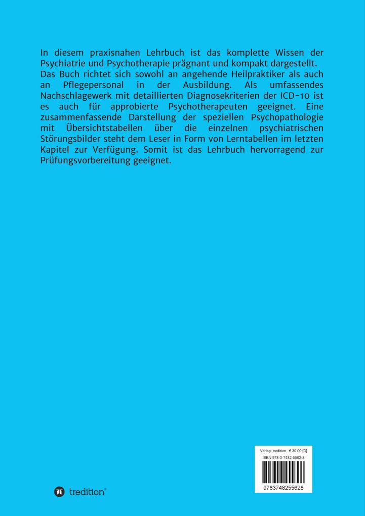 Weitere Ansicht: Psychiatrie & Psychotherapie für Heilpraktiker | Klaus Dieterich