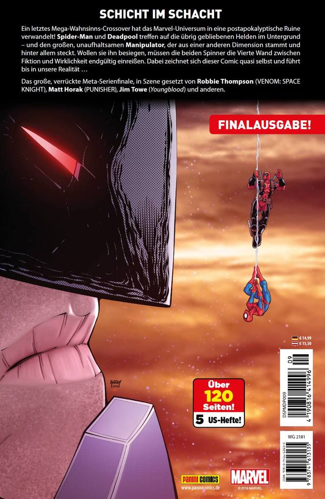Weitere Ansicht: Spider-Man/Deadpool | Robbie Thompson, Jim Towe, Matt Horak