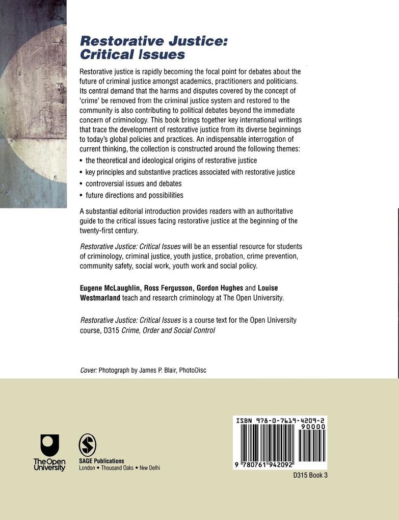 Weitere Ansicht: Restorative Justice