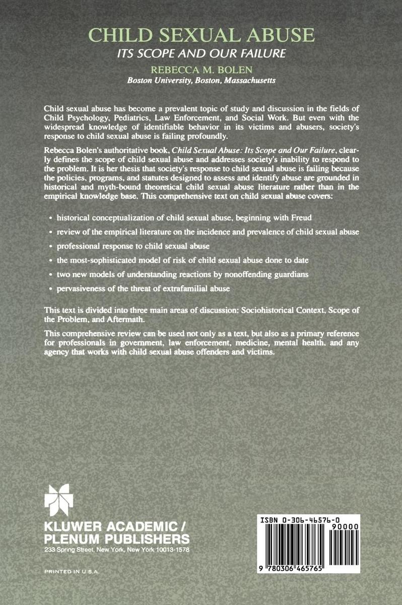 Weitere Ansicht: Child Sexual Abuse | Rebecca M. Bolen
