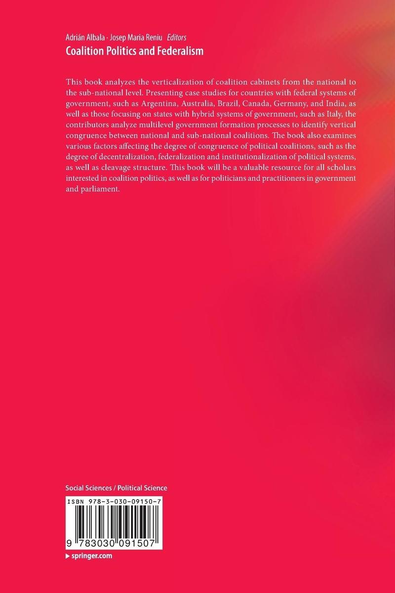 Weitere Ansicht: Coalition Politics and Federalism