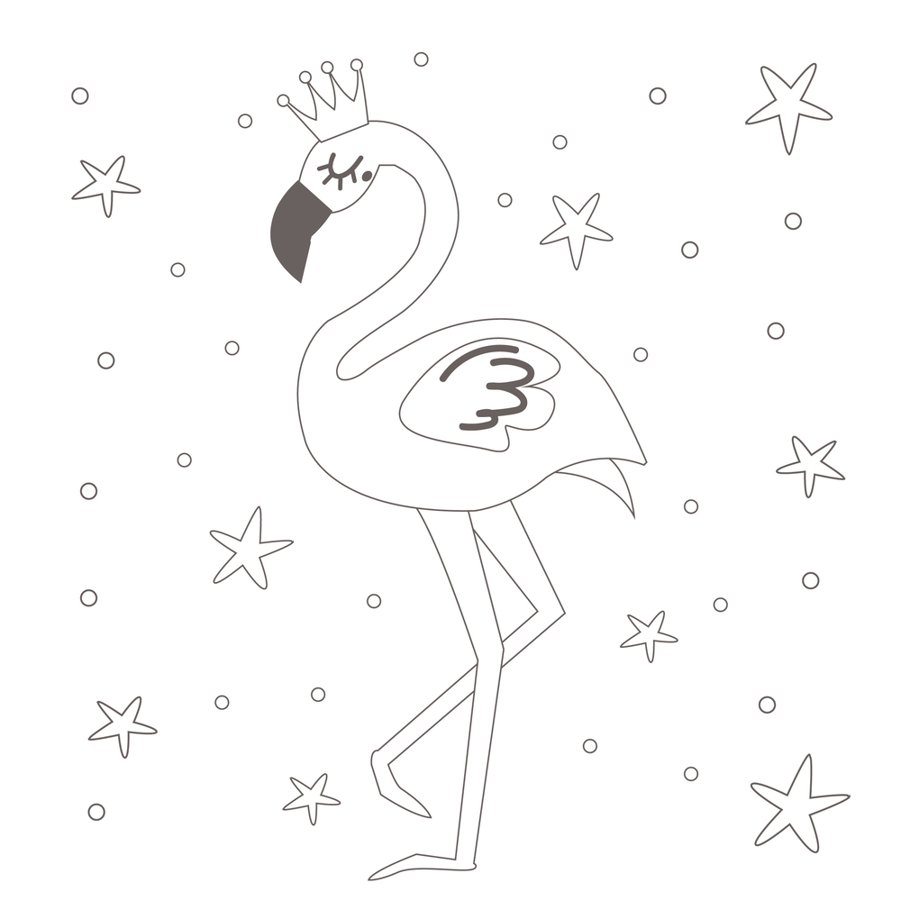 Weitere Ansicht: Das Flamingo-Malbuch