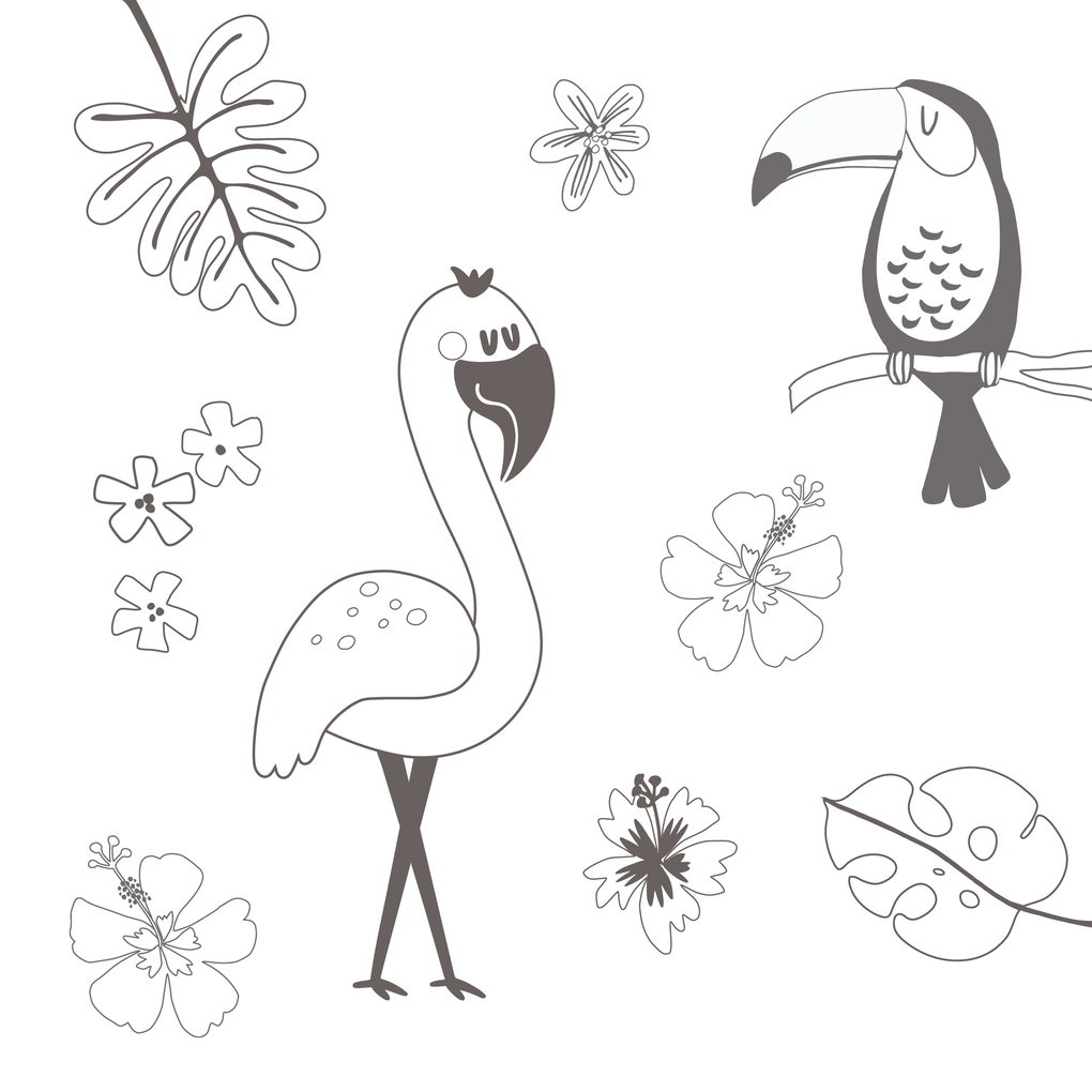 Weitere Ansicht: Das Flamingo-Malbuch