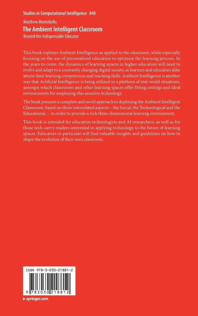 Weitere Ansicht: The Ambient Intelligent Classroom | Matthew Montebello