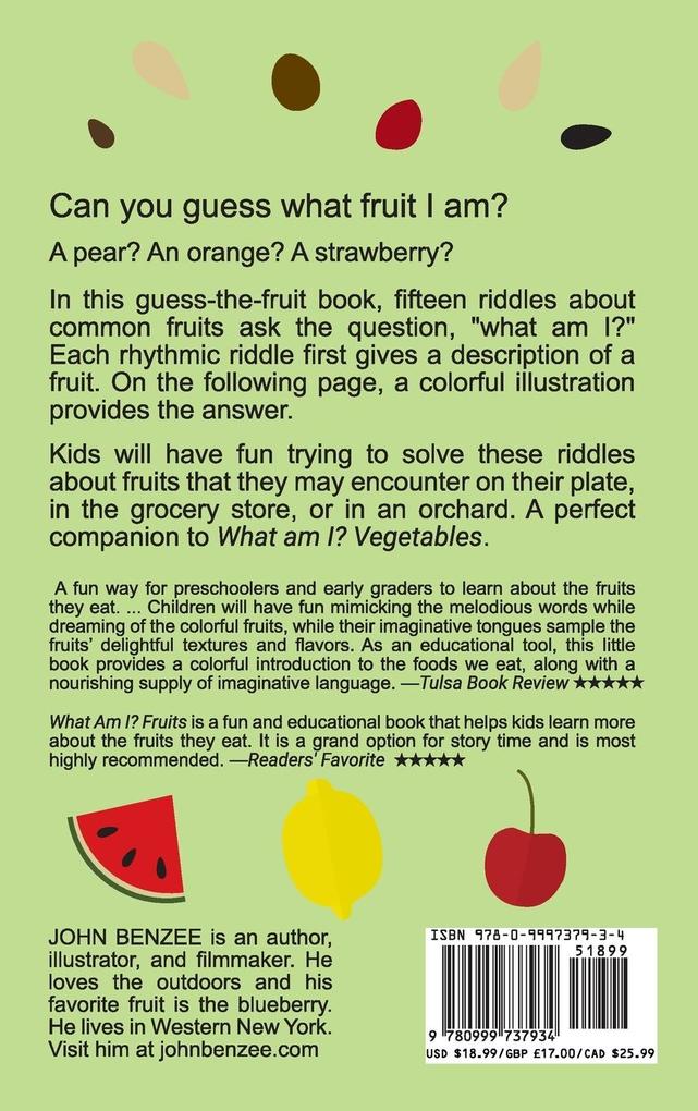 Weitere Ansicht: What am I? Fruits | John Benzee